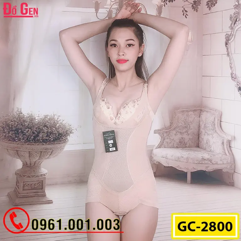 Bộ Đồ Lót Gen Định Hình - Gen Nịt Bụng Thu Gọn Vòng Eo (Cod: GC-2800)