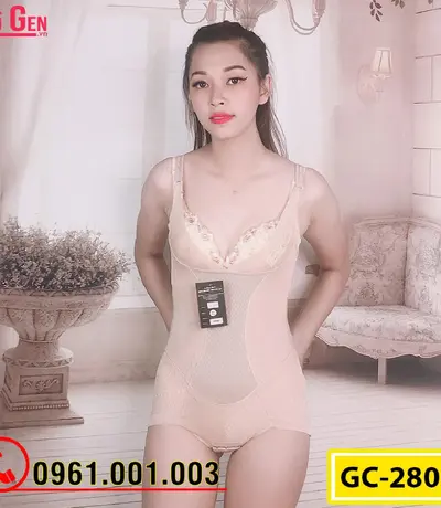 Bộ Đồ Lót Gen Định Hình - Gen Nịt Bụng Thu Gọn Vòng Eo (Cod: GC-2800)