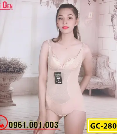 Bộ Đồ Lót Gen Định Hình - Gen Nịt Bụng Thu Gọn Vòng Eo (Cod: GC-2800)