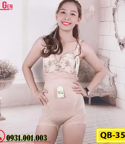 Gen Nịt Bụng - Quần Lót Gen Định Hình Cao Cấp Chống Cuộn Thu Gọn Vòng Eo (Cod: QB-351)