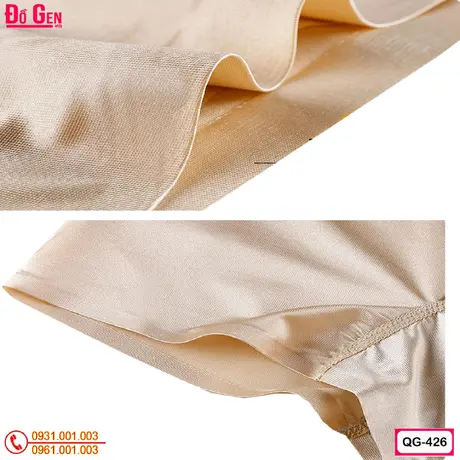 Quần Gen Nịt Bụng Dưới Có Đùi Cho Phụ Nữ Sau Sinh Màu Đen QĐ-426