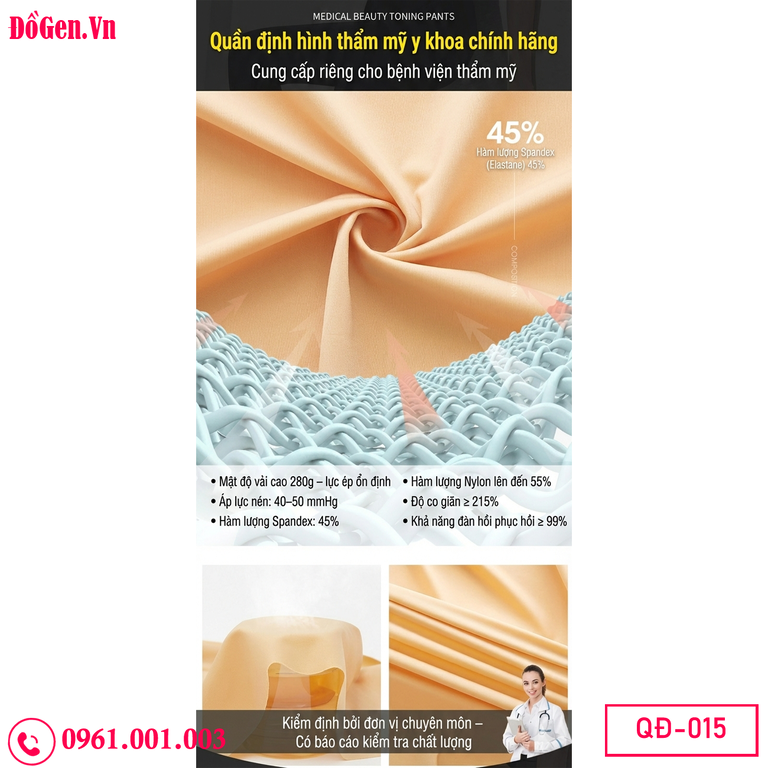 Quần gen sau hút mỡ giảm sưng và hỗ trợ phục hồi