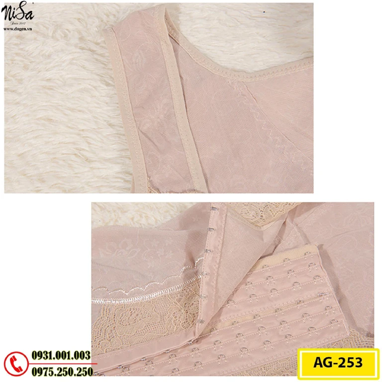 Áo Gen Định Hình - Áo Lót Nịt Bụng Định Hình Thu Gọn Vòng Eo (Cod: AG-253)