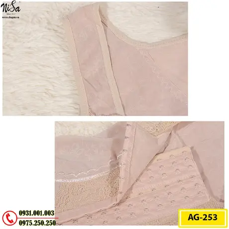 Áo Gen Định Hình - Áo Lót Nịt Bụng Định Hình Thu Gọn Vòng Eo (Cod: AG-253)