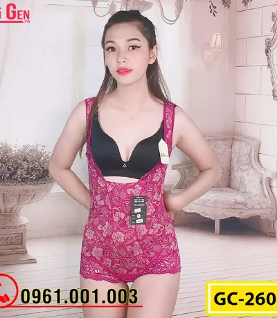 Bộ Đồ Lót Gen Định Hình - Gen Nịt Bụng Thu Gọn Vòng Eo (Cod: GC-2604)