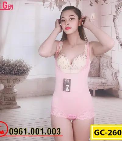 Bộ Đồ Lót Gen Định Hình - Gen Nịt Bụng Thu Gọn Vòng Eo (Cod: GC-2604)