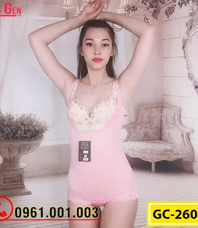 Bộ Đồ Lót Gen Định Hình - Gen Nịt Bụng Thu Gọn Vòng Eo (Cod: GC-2604)