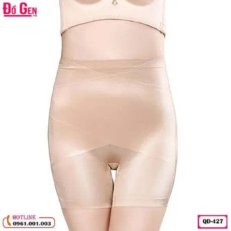 Quần Gen Nịt Bụng Dưới Dạng Đùi Chống Cuộn Cao Cấp Màu Da QĐ-427