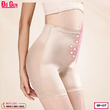 Quần Gen Nịt Bụng Dưới Dạng Đùi Chống Cuộn Cao Cấp Màu Da QĐ-427