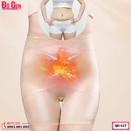 Quần Gen Nịt Bụng Dưới Dạng Đùi Chống Cuộn Cao Cấp Màu Da QĐ-427