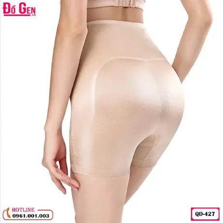 Quần Gen Nịt Bụng Dưới Dạng Đùi Chống Cuộn Cao Cấp Màu Da QĐ-427