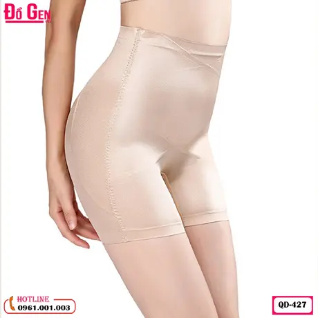 Quần Gen Nịt Bụng Dưới Dạng Đùi Chống Cuộn Cao Cấp Màu Da QĐ-427