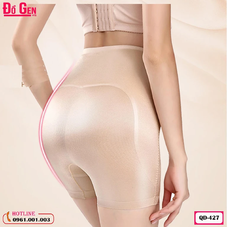 Quần Gen Nịt Bụng Dưới Có Đùi Chống Cuộn Cao Cấp Màu Da QĐ-427