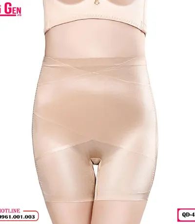Quần Gen Nịt Bụng Dưới Dạng Đùi Chống Cuộn Cao Cấp Màu Da QĐ-427