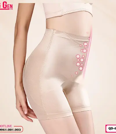 Quần Gen Nịt Bụng Dưới Dạng Đùi Chống Cuộn Cao Cấp Màu Da QĐ-427