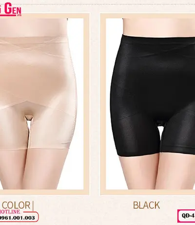 Quần Gen Nịt Bụng Dưới Dạng Đùi Chống Cuộn Cao Cấp Màu Da QĐ-427