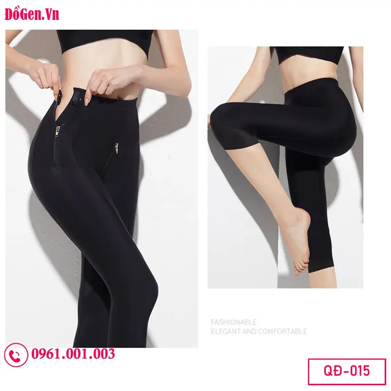 Quần gen ép mỡ sau hút mỡ bụng đùi chất liệu co giãn thoáng khí mặc thoải mái cả ngày