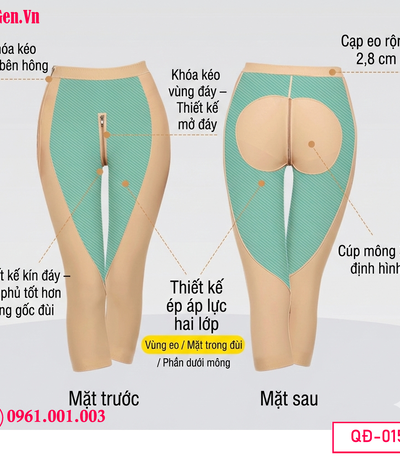 Quần gen định hình sau phẫu thuật ép mỡ bụng đùi hỗ trợ phục hồi nhanh