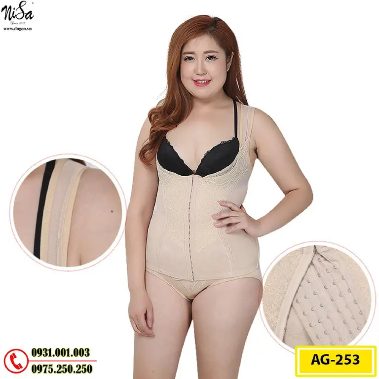 Áo Gen Định Hình - Áo Lót Định Hình Nâng Ngực Nhỏ Eo (Cod: AG-253)