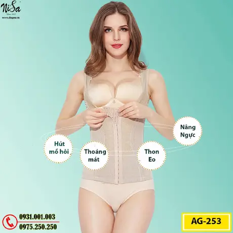 Áo Gen Định Hình - Áo Lót Định Hình Nâng Ngực Nhỏ Eo (Cod: AG-253)