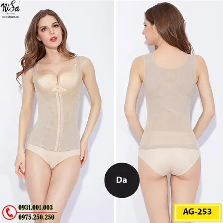 Áo Gen Định Hình - Áo Lót Định Hình Nâng Ngực Nhỏ Eo (Cod: AG-253)