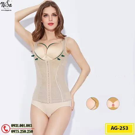 Áo Gen Định Hình - Áo Lót Định Hình Nâng Ngực Nhỏ Eo (Cod: AG-253)