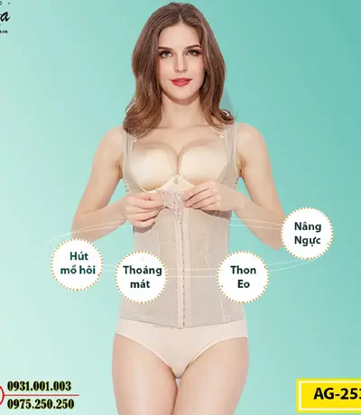 Áo Gen Định Hình - Áo Lót Định Hình Nâng Ngực Nhỏ Eo (Cod: AG-253)