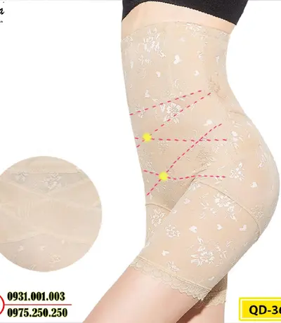 Quần Lót Gen Bụng Định Hình Chống Cuộn Thu Gọn Vòng Eo (Cod: QD-362)