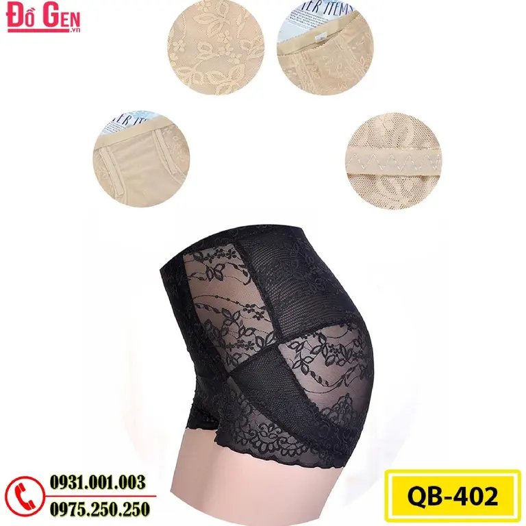 Quần Gen Định Hình - Quần Lót Gen Định Hình Nâng Mông Thu Nhỏ Eo (Cod: QB-402)
