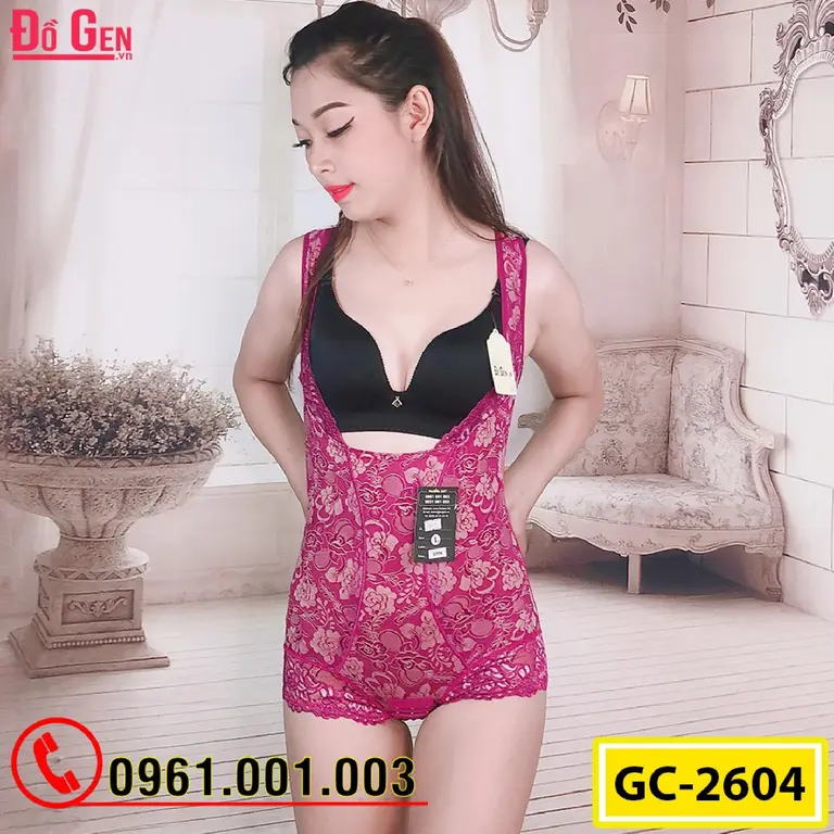 Bộ Đồ Lót Gen Định Hình - Gen Nịt Bụng Thu Gọn Vòng Eo (Cod: GC-2604)