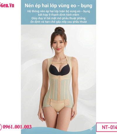 áo gen định hình bụng eo hỗ trợ tạo dáng