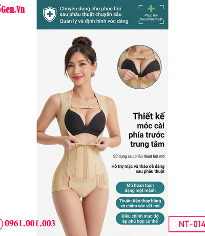 áo gen liền thân hỗ trợ tạo đường cong