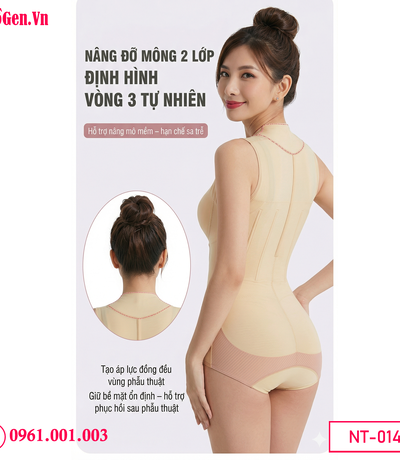 áo gen body cao cấp hỗ trợ giữ dáng