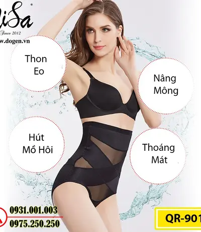 Quần Gen Định Hình - Quần Lót Gen Định Hình Nâng Mông, Thu Nhỏ Eo (Cod: QR-901)