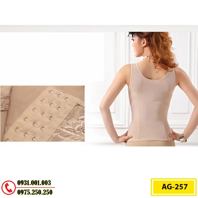 Áo Lót Gen Định Hình Cao Cấp Nhỏ Eo Thon Bụng (Cod: AG-257)