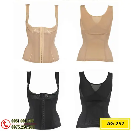 Áo Lót Gen Định Hình Cao Cấp Nhỏ Eo Thon Bụng (Cod: AG-257)