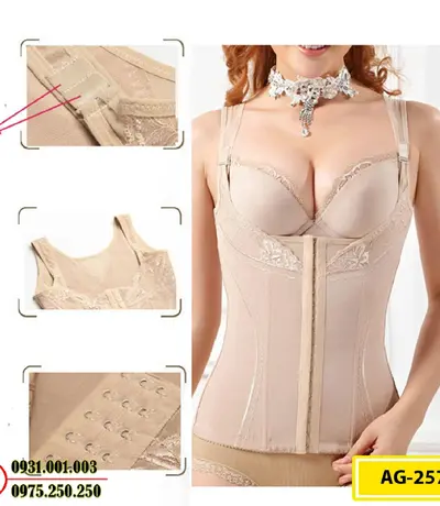 Áo Lót Gen Định Hình Cao Cấp Nhỏ Eo Thon Bụng (Cod: AG-257)