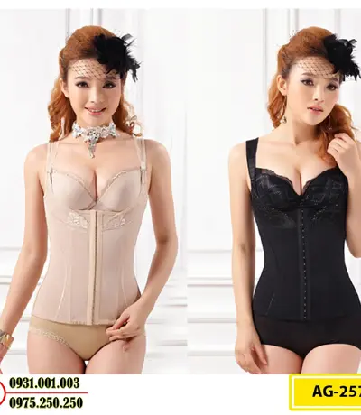 Áo Lót Gen Định Hình Cao Cấp Nhỏ Eo Thon Bụng (Cod: AG-257)