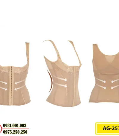 Áo Lót Gen Định Hình Cao Cấp Nhỏ Eo Thon Bụng (Cod: AG-257)
