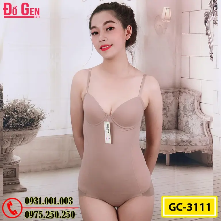 Bộ Đồ Lót Gen Định Hình - Gen Nịt Bụng Dành Cho Người Thừa Cân (Cod: GC-3111)