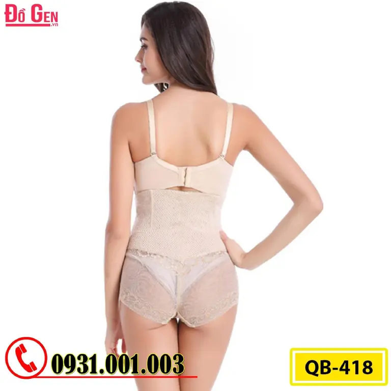 Quần Lót Gen Định Hình - Gen Nịt Bụng Chống Cuộn Thon Gọn Vòng Eo (Cod: QB-418)