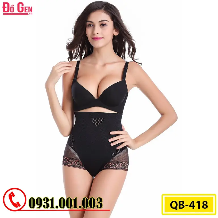 Quần Lót Gen Định Hình - Gen Nịt Bụng Chống Cuộn Thon Gọn Vòng Eo (Cod: QB-418)