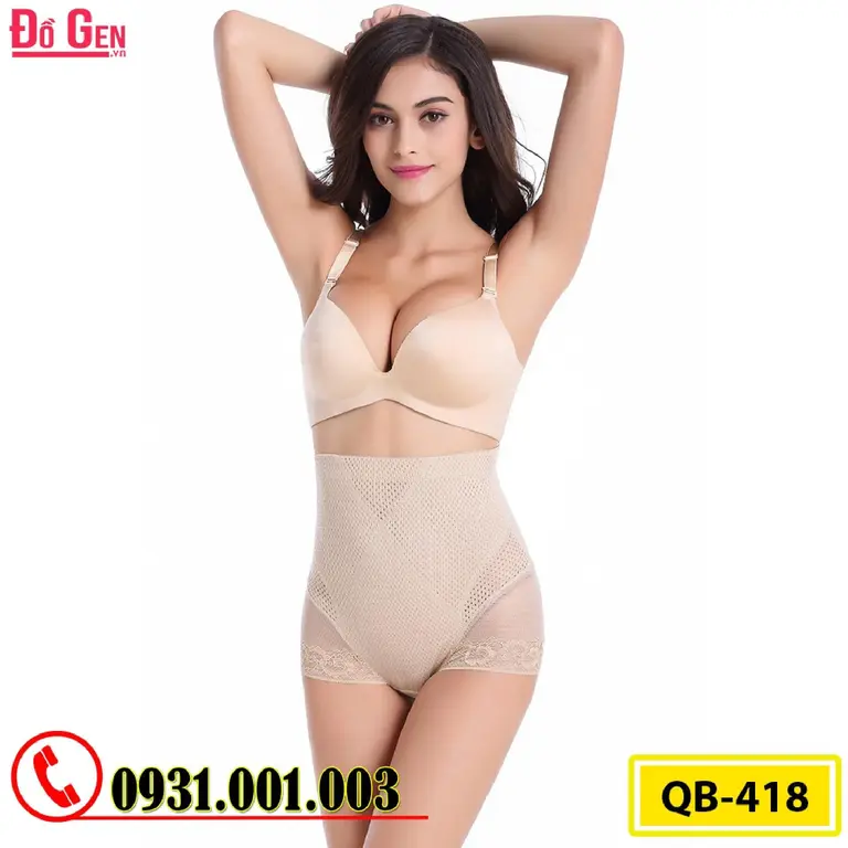 Quần Lót Gen Định Hình - Gen Nịt Bụng Chống Cuộn Thon Gọn Vòng Eo (Cod: QB-418)