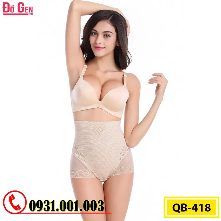 Quần Lót Gen Định Hình - Gen Nịt Bụng Chống Cuộn Thon Gọn Vòng Eo (Cod: QB-418)
