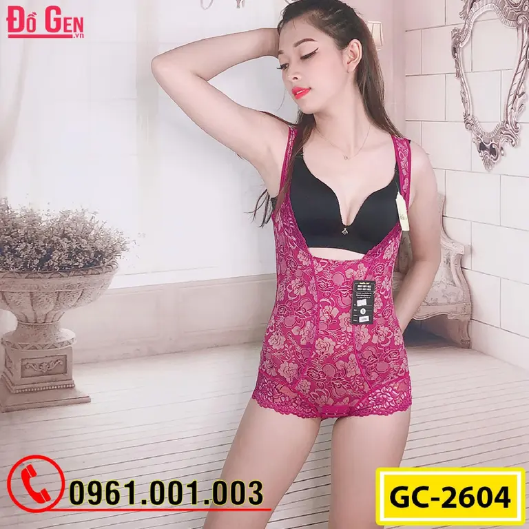 Bộ Đồ Lót Gen Định Hình - Gen Nịt Bụng Thu Gọn Vòng Eo (Cod: GC-2604)