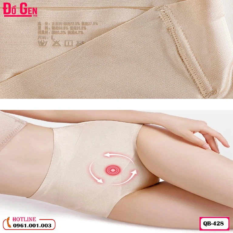 Quần Gen Nịt Bụng Dưới Chống Cuộn Cao Cấp QG-428