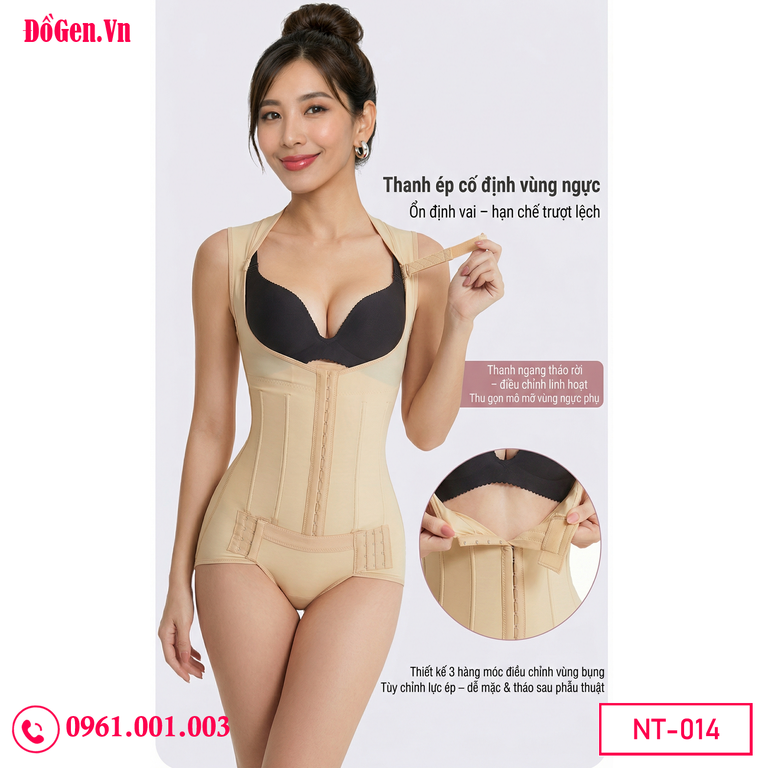 Áo gen hậu phẫu sau hút mỡ chuẩn y khoa Dogen giúp siết form an toàn
