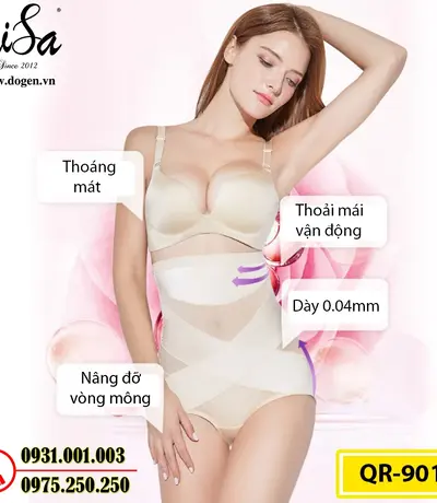 Quần Lót Gen Định Hình Dành Cho Phụ Nữ Sau Sinh (Cod: QR-901)