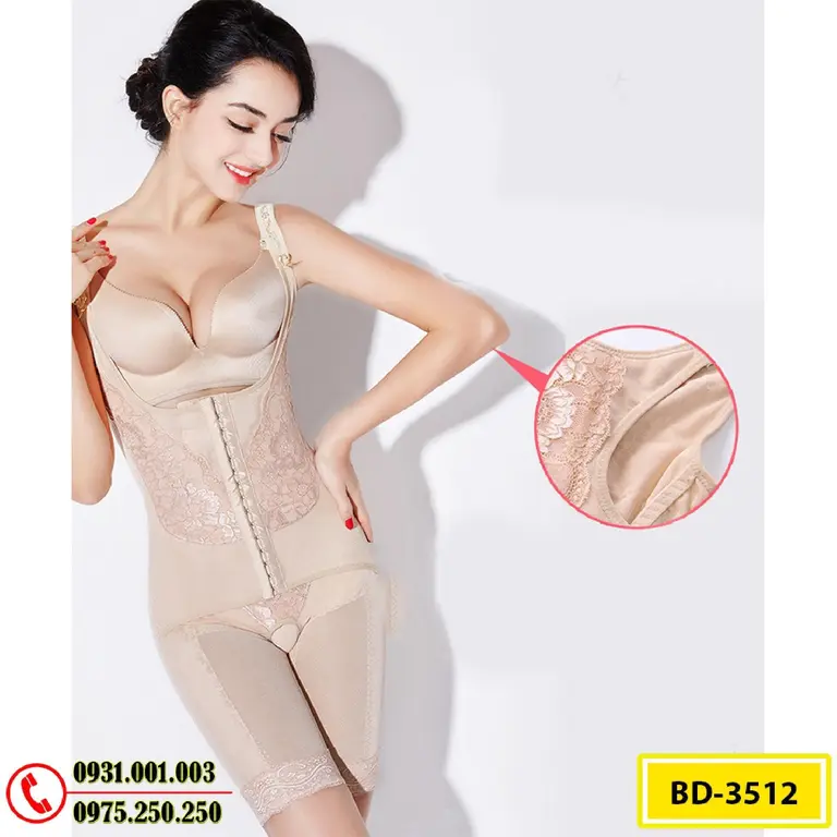 Quần Áo Lót Định Hình - Đồ Gen Định Hình Cao Cấp Liền Thân Cho Nữ (Cod: BD-3512)