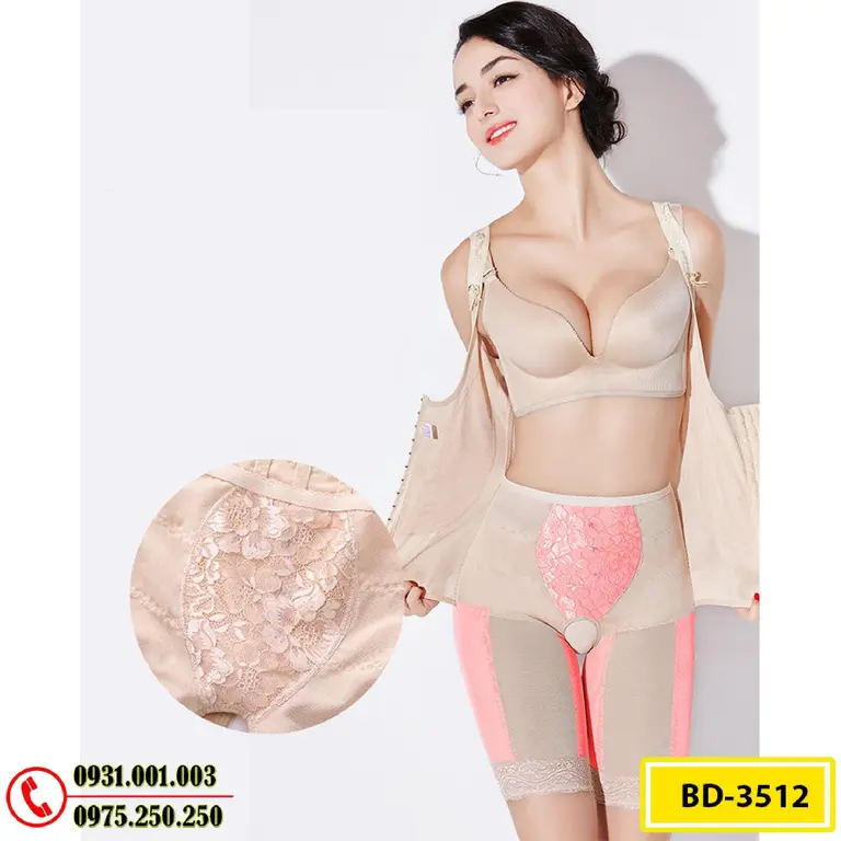Quần Áo Lót Định Hình - Đồ Gen Định Hình Cao Cấp Liền Thân Cho Nữ (Cod: BD-3512)